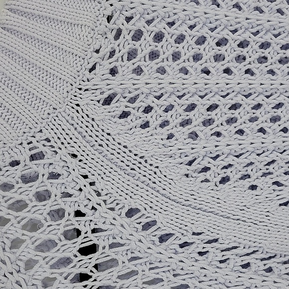 J. Crew Womens Wide Neck Summer Beach Sweater With Pointelle Stitch Size S - Picture 7 of 12